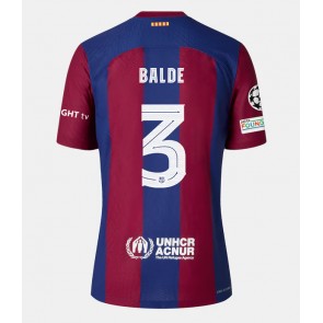 Barcelona Alejandro Balde #3 Domaci Dres za Ženska 2023-24 Kratak Rukavima